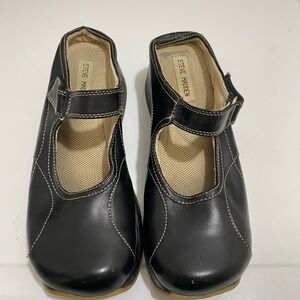 Steve Madden Black Strap Mary Janes